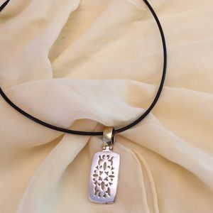 2/$18 Silver toggle necklace